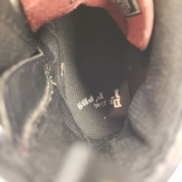 Dr Doc Martens Burgandy Leather Combat Boots Youth Kids Girls Size 12 US 1460J - Picture 12 of 16